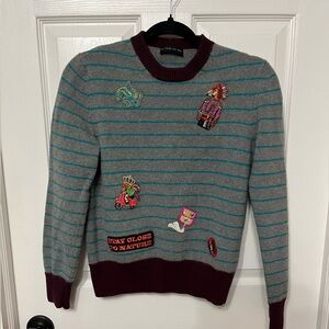 ETRO striped Lana wool‎ sweater size 44 / medium
